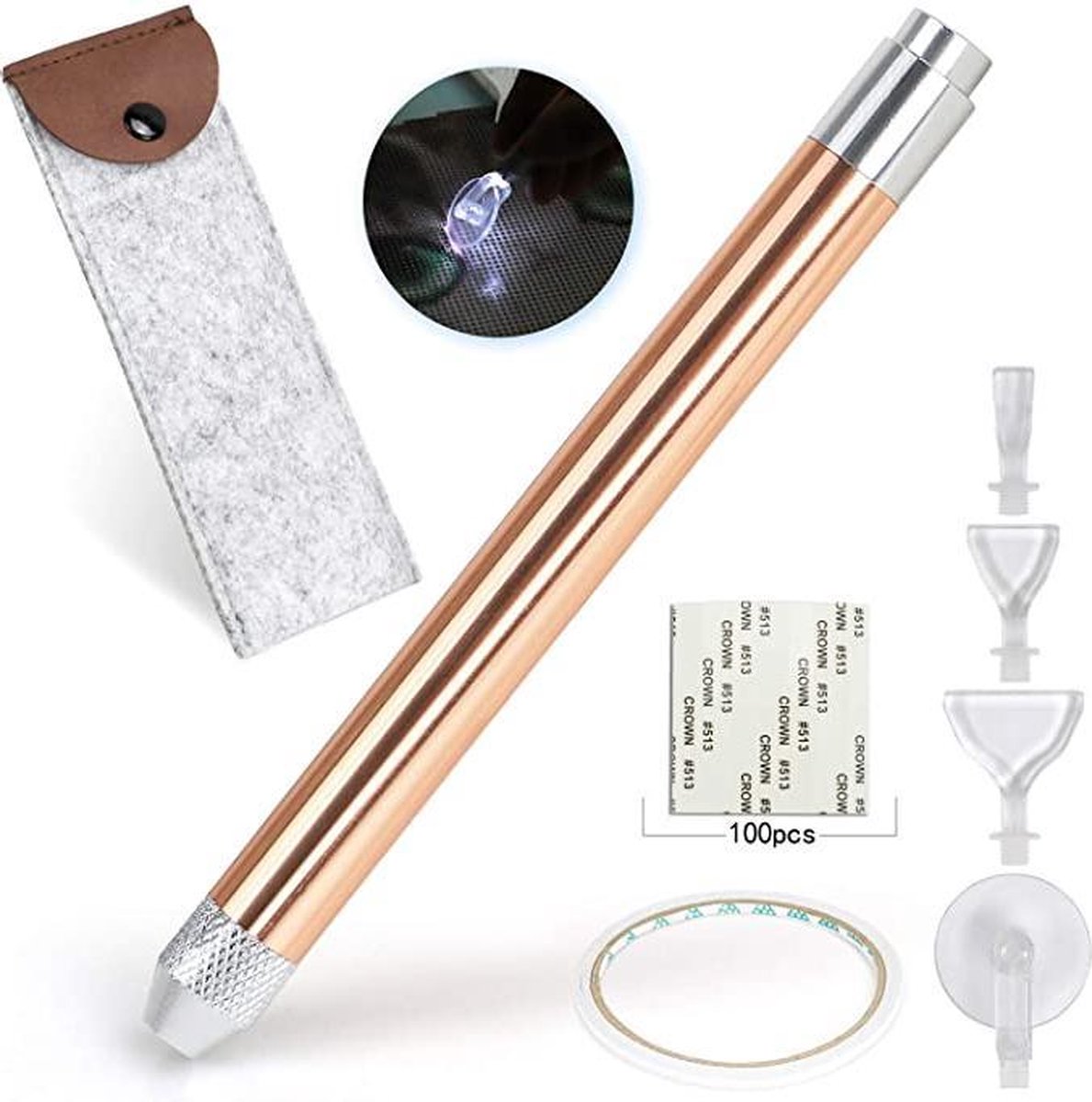 Rela® Diamond Painting Pen | Lichtpen voor Diamond Painting Volwassenen | Diamond Painting Accessoires